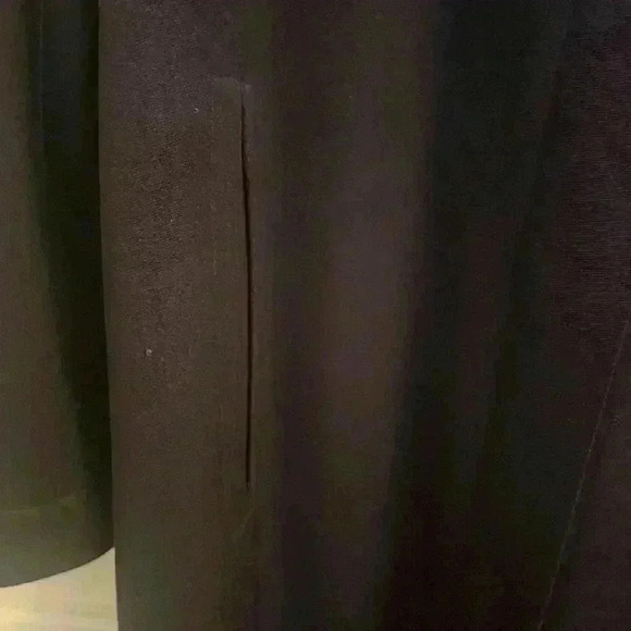 Vintage Madame  Rundge Full length Navy Coat - Picture 3 of 9